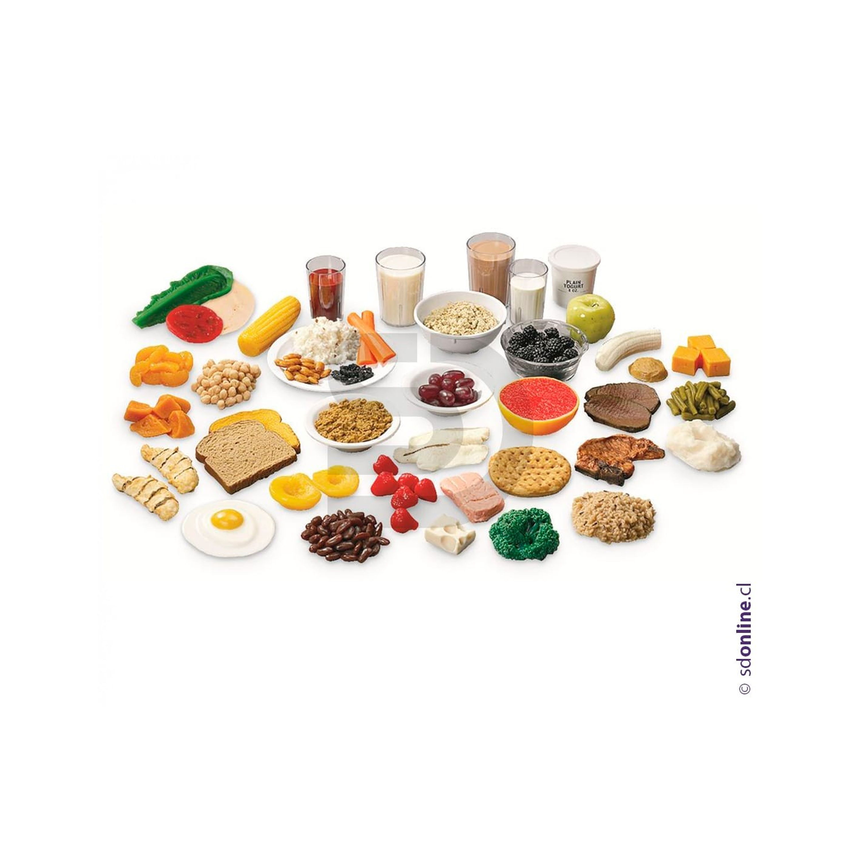 Réplicas de alimentos set mi plato 42  1