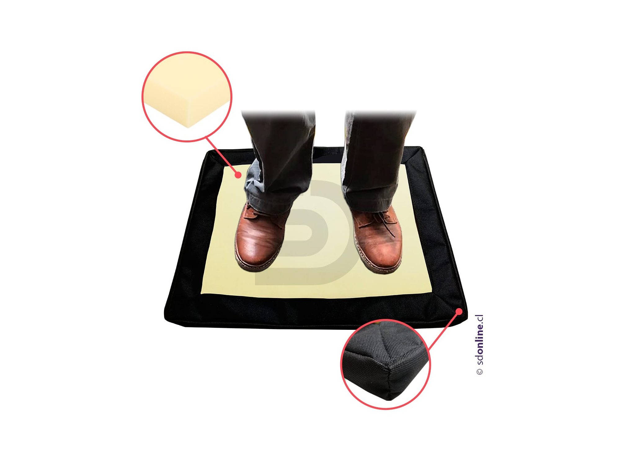 Alfombra sanitaria espuma 60X45Cm 1