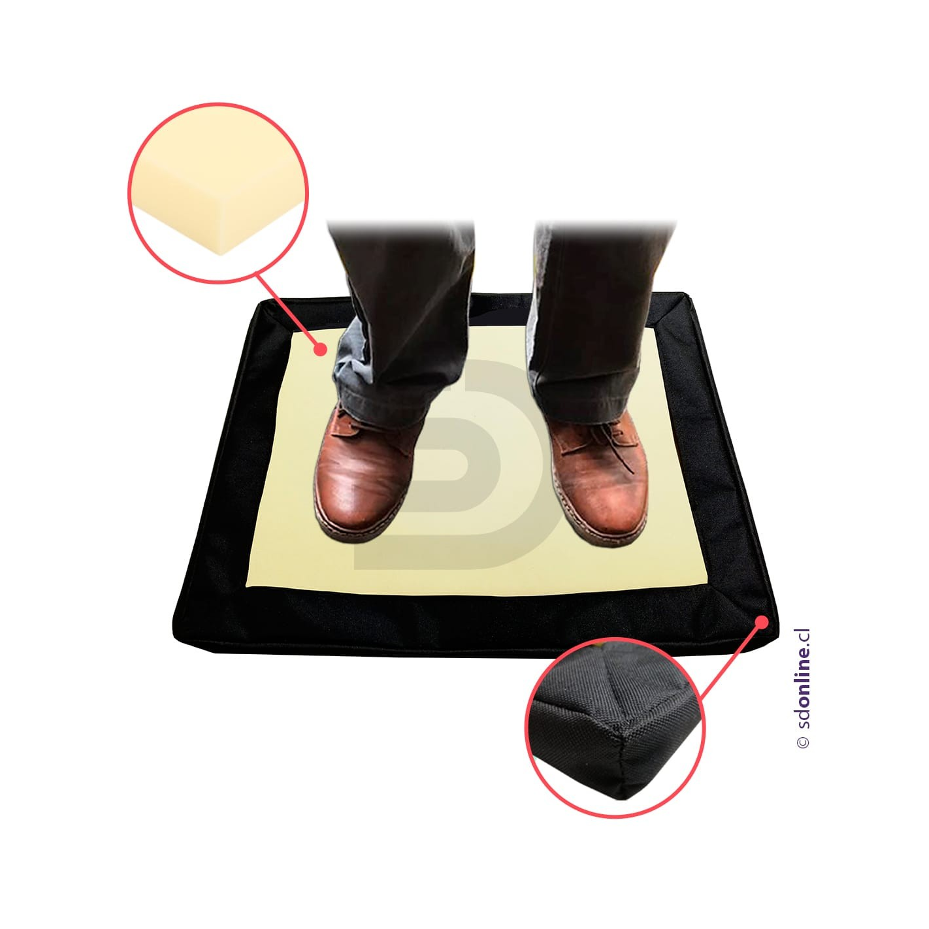 Alfombra sanitaria espuma 60X45Cm 1