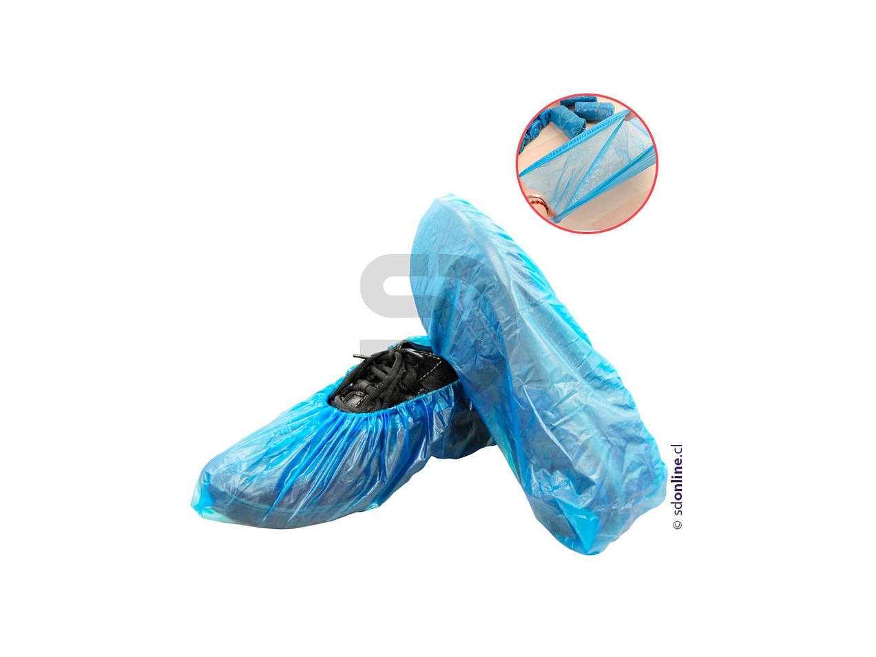 Cubre calzado azul 100Und 1