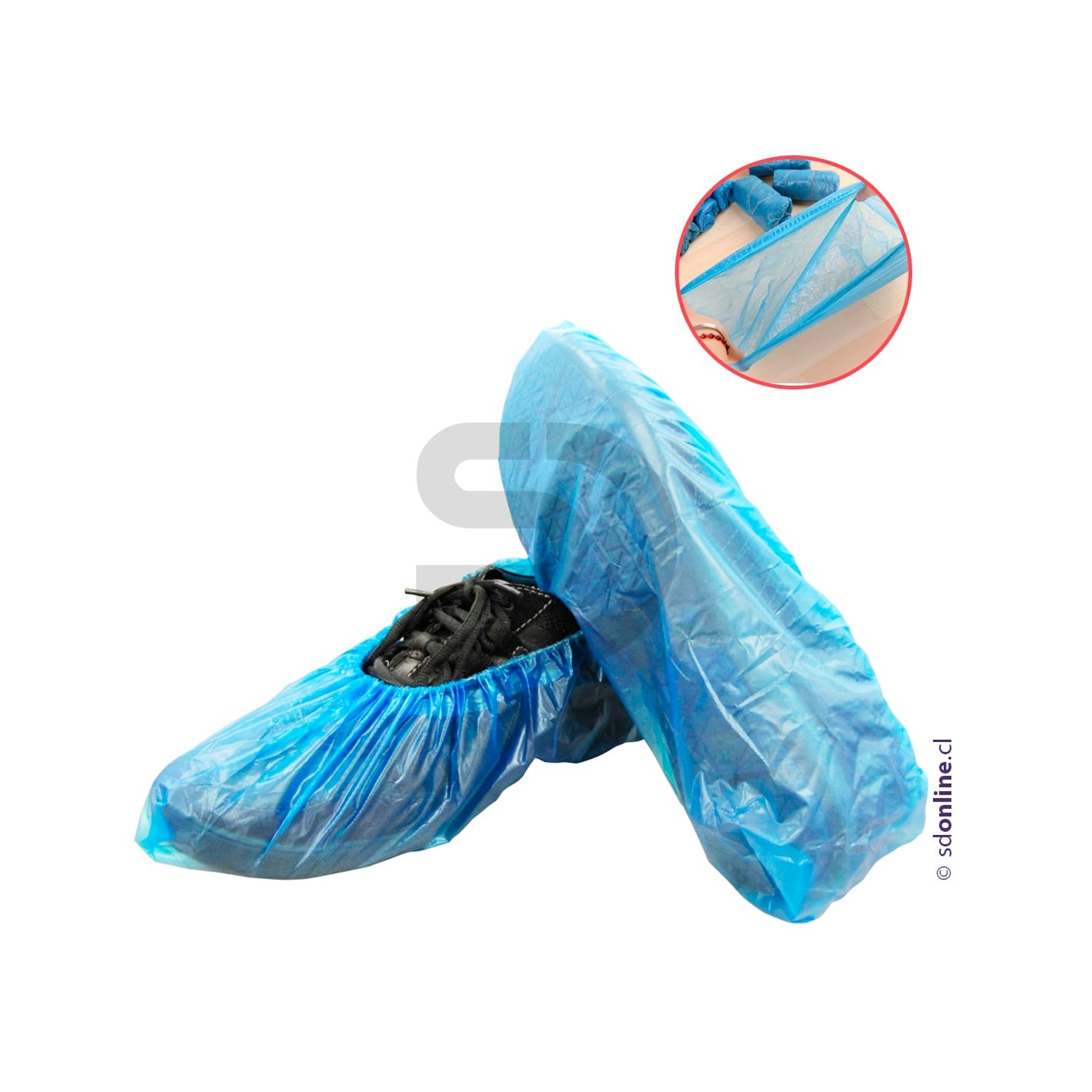 Cubre calzado azul 100Und 1