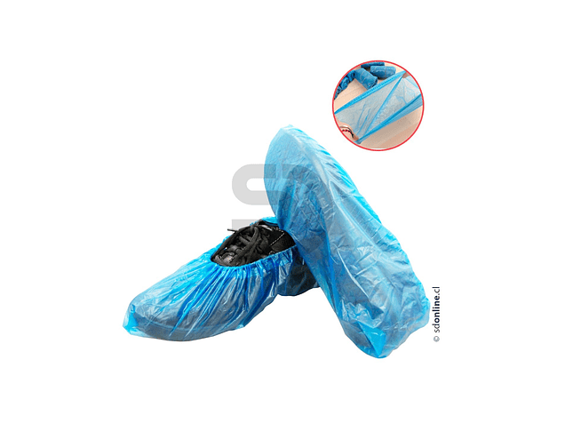 Cubre calzado azul 100Und 1