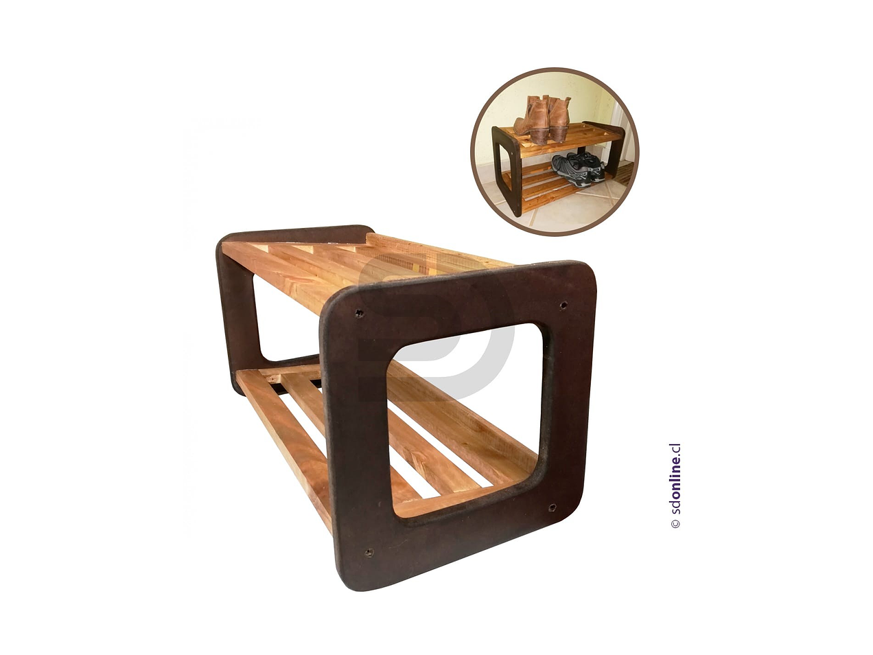 Zapatero De Madera Horizontal 1