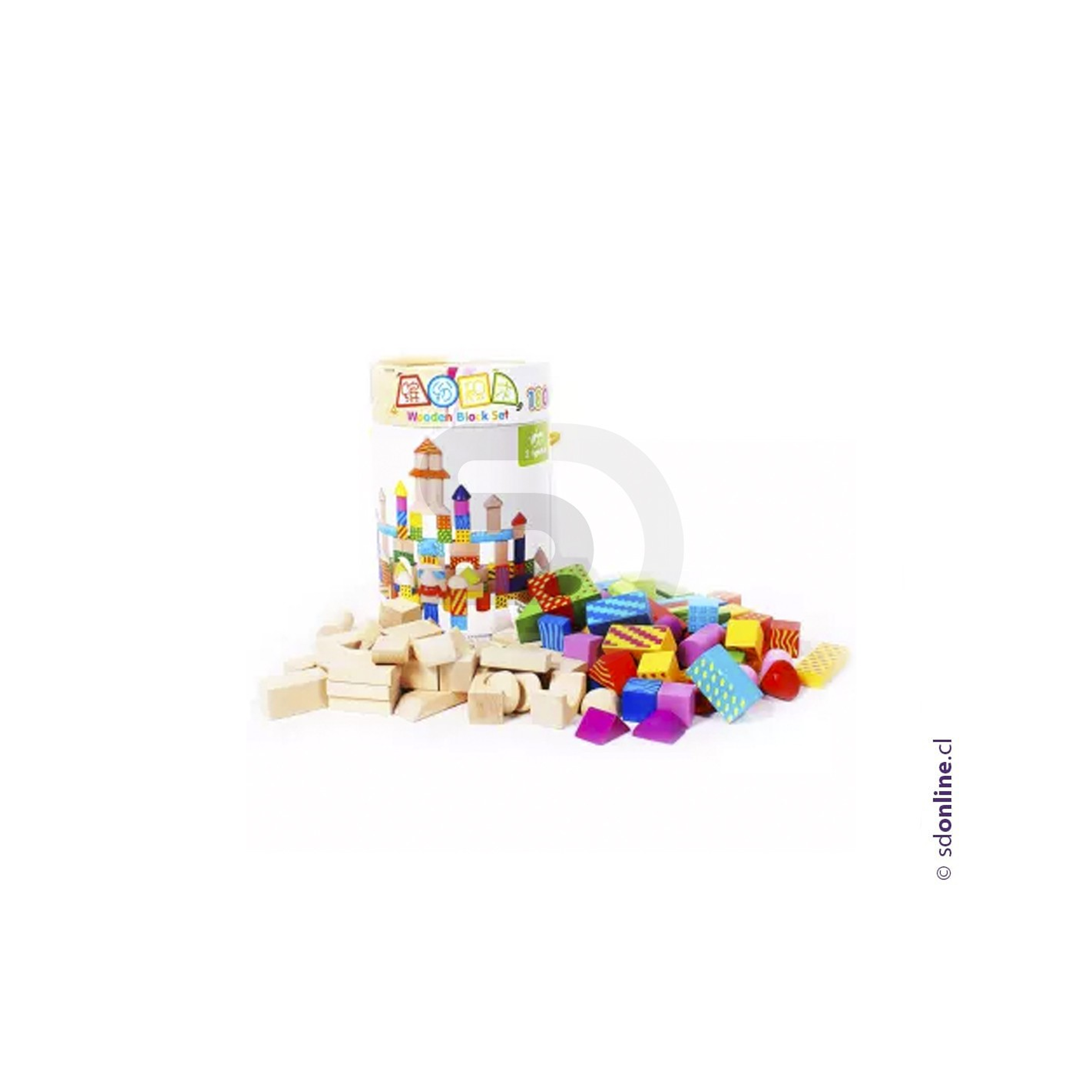 Balde castillo armable 100Und 1