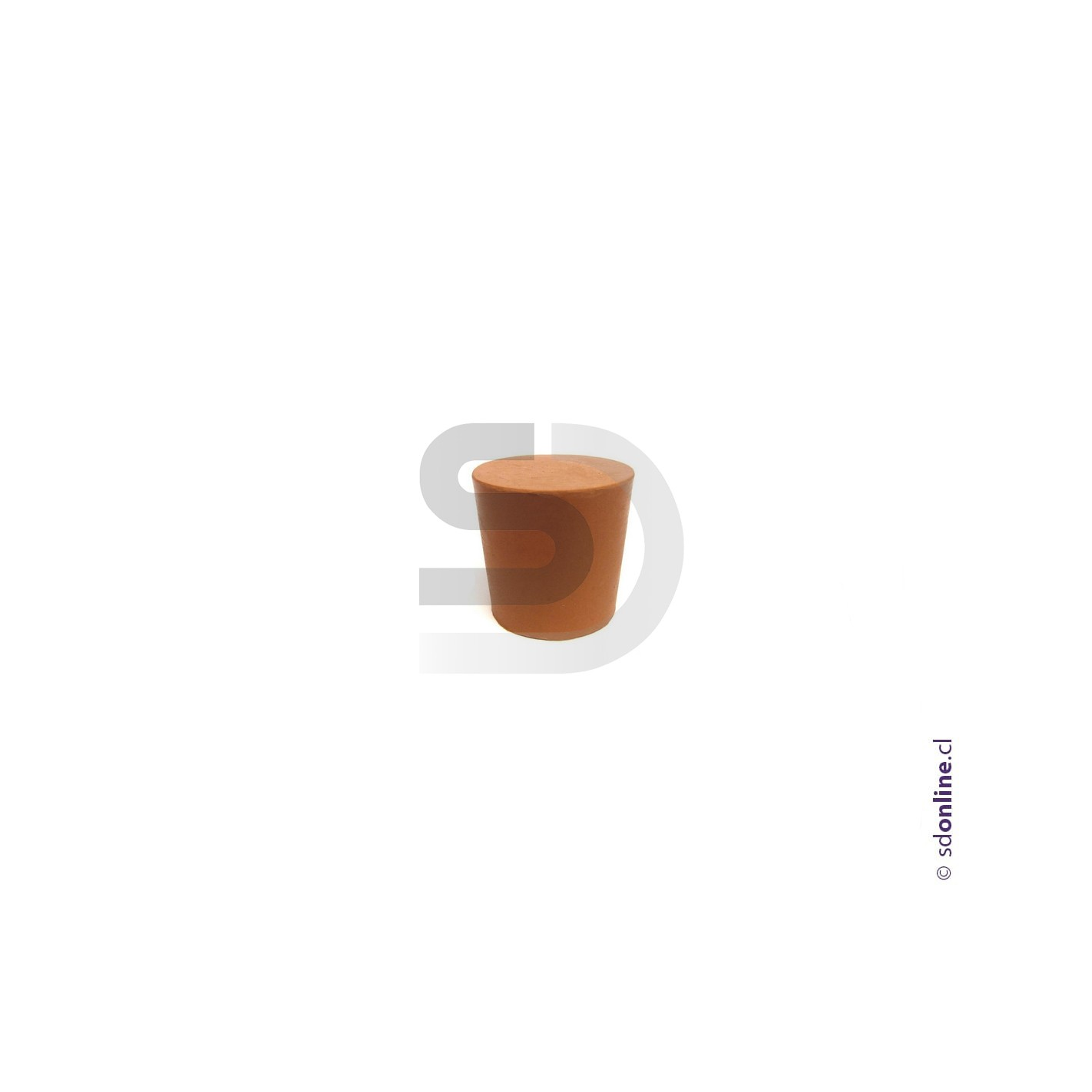 Tapon de goma para butirometro 1