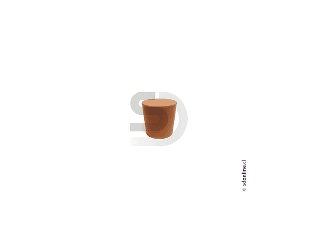 Tapon de goma para butirometro 1