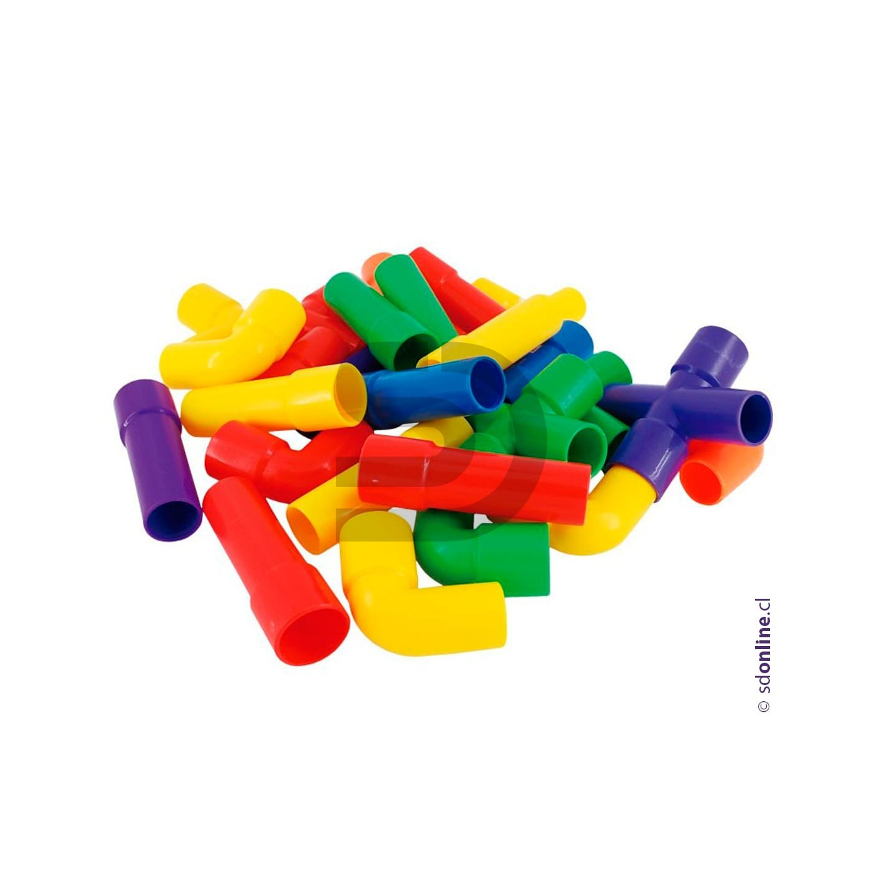 Tubos Tuberias Conectables 60 Pza 1