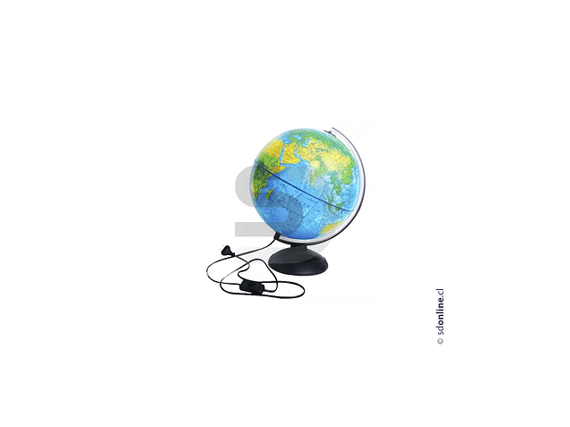 Globo terraqueo azul con Luz 30Cm 1