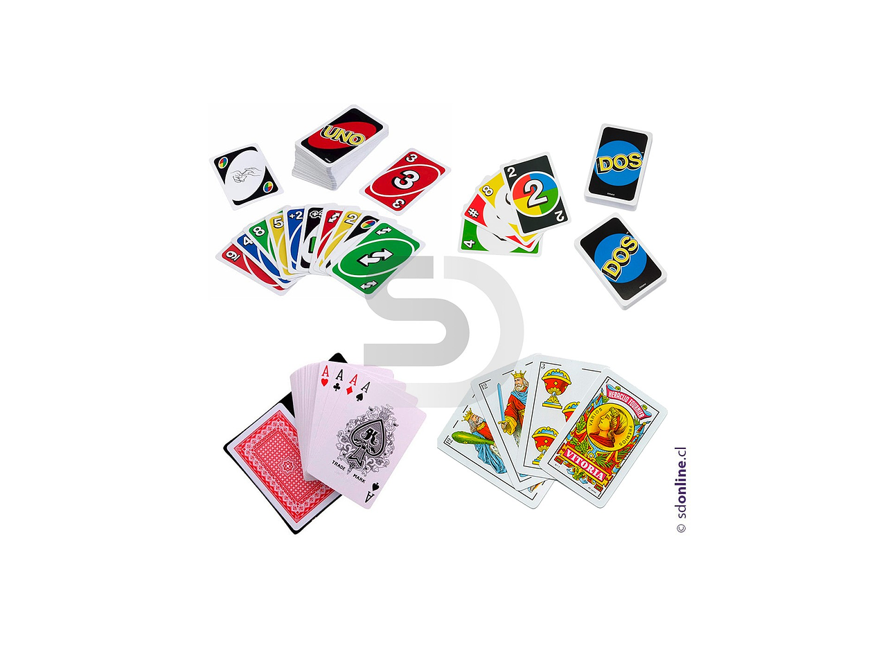 Set de cartas juegos tradicionales con maleta 1