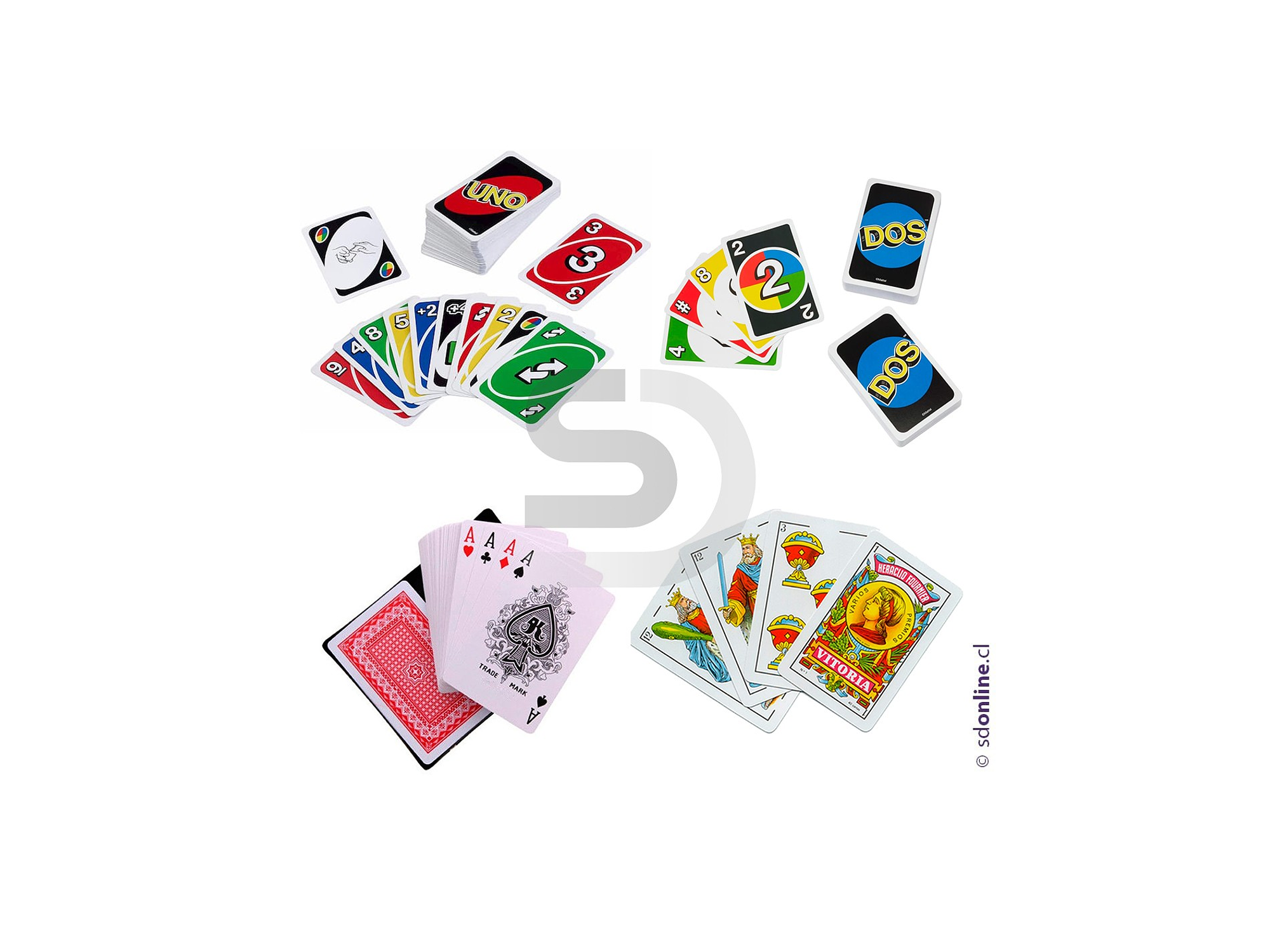 Set de cartas juegos tradicionales con maleta 1