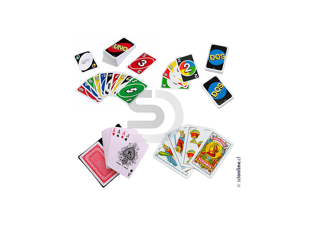Set de cartas juegos tradicionales con maleta 1