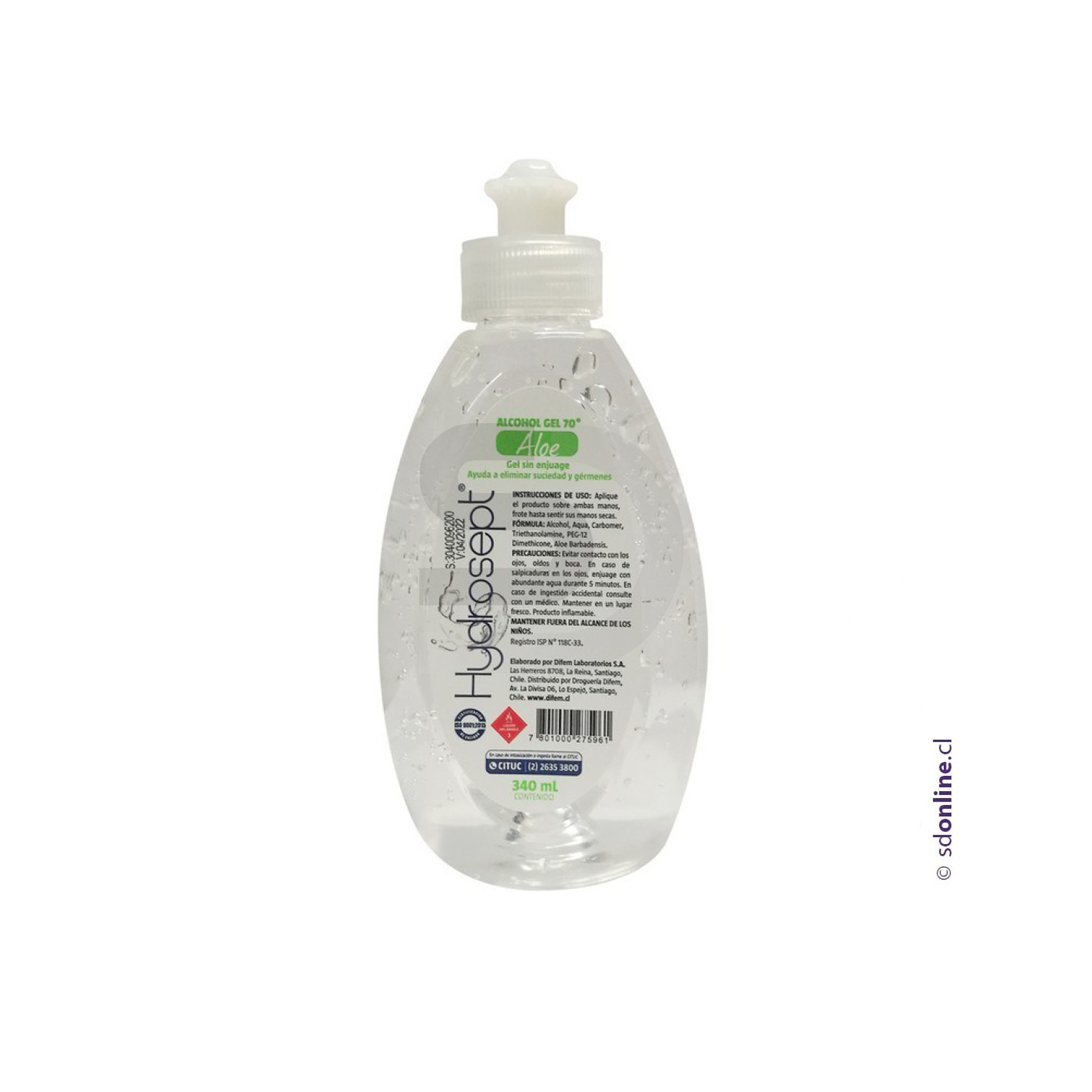 Kit proteccion buzo gorro clip guantes y alcohol gel 1