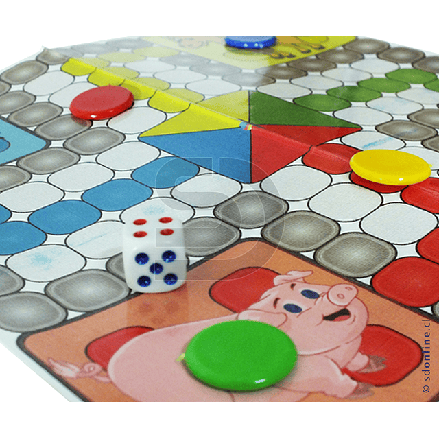 Ludo infantil animales granja