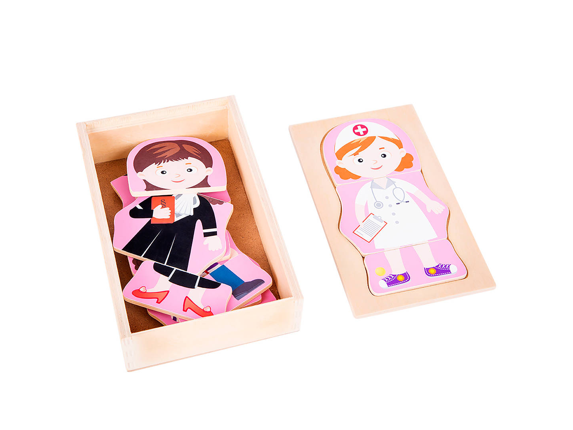 Puzzle para vestir profesiones 3