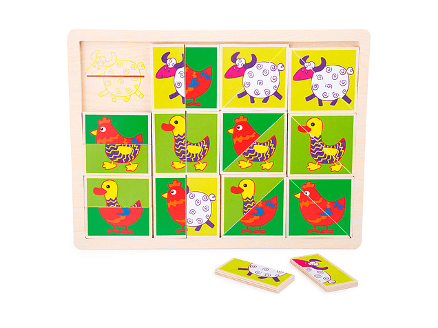 Puzzle animales divertidos 2