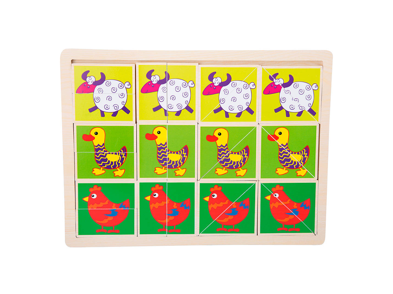 Puzzle animales divertidos 3