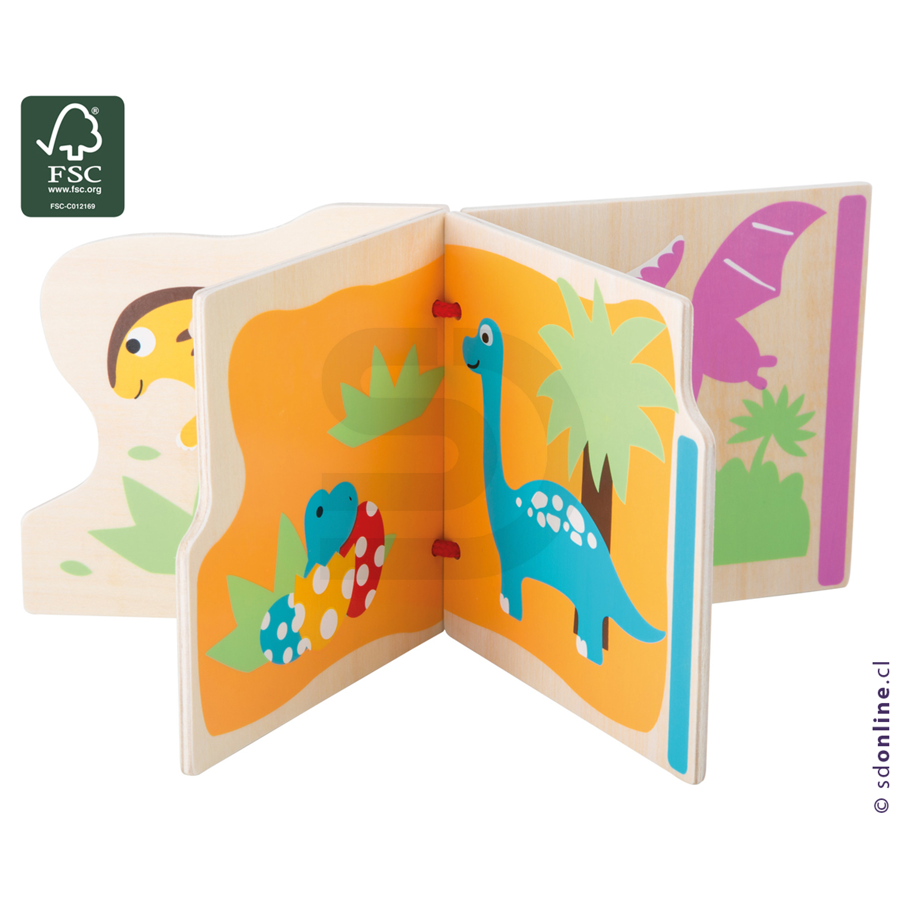 Libro para bebés mis primeros dinosaurios 2