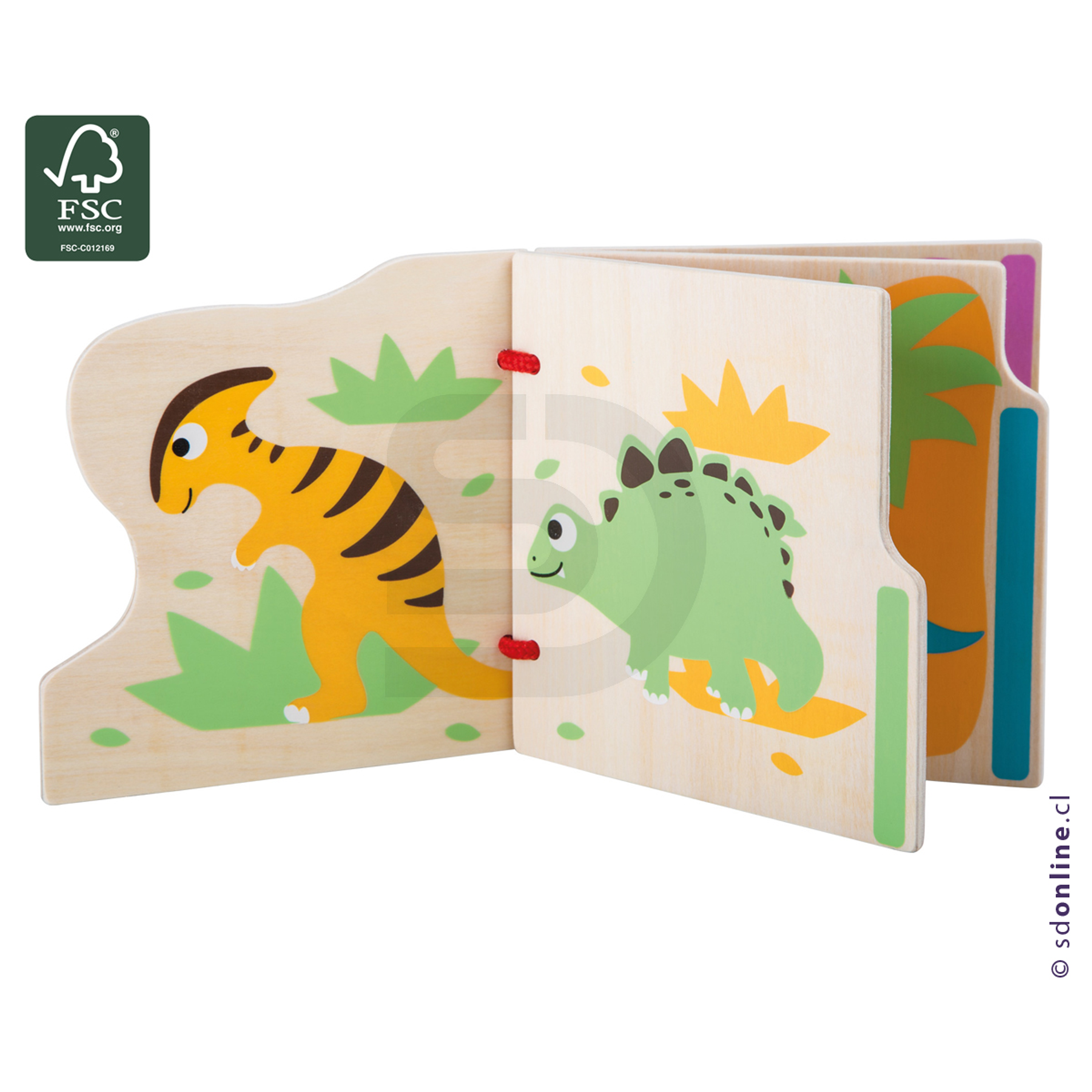 Libro para bebés mis primeros dinosaurios 3