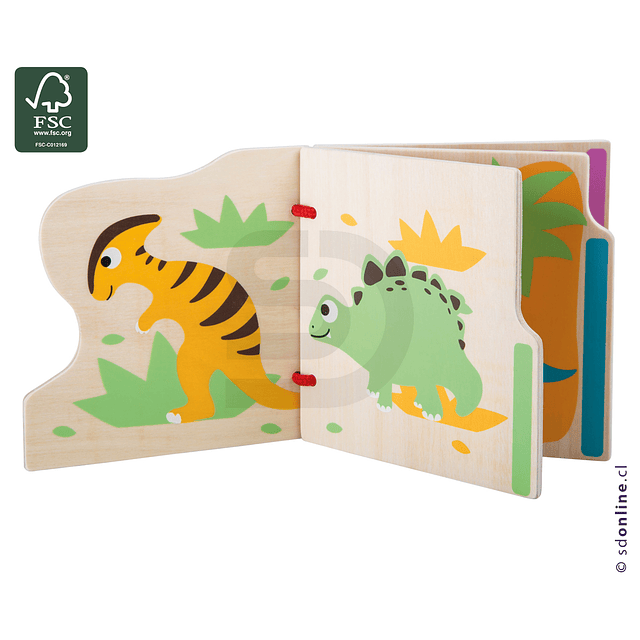 Libro para bebés mis primeros dinosaurios