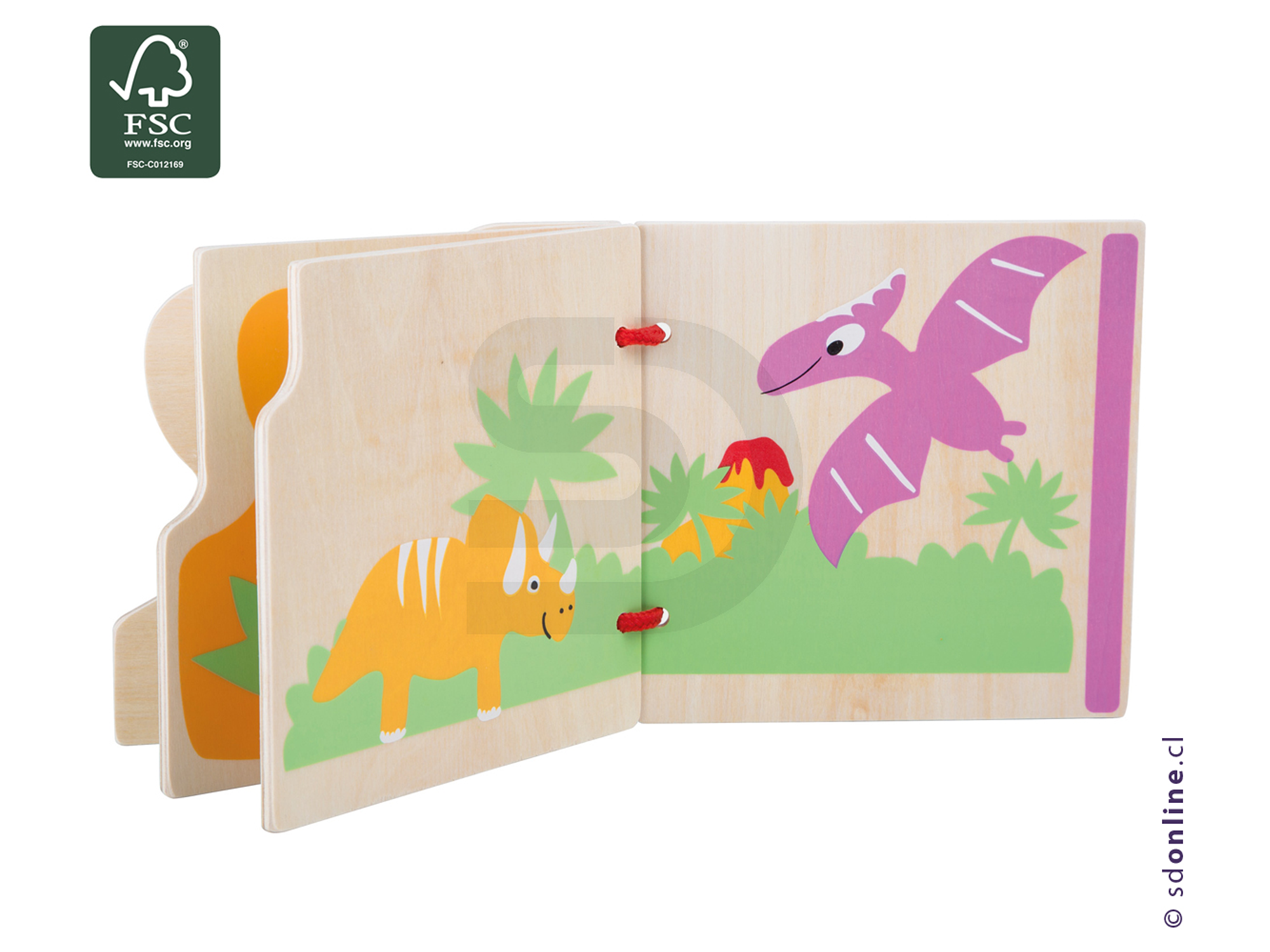 Libro para bebés mis primeros dinosaurios 4