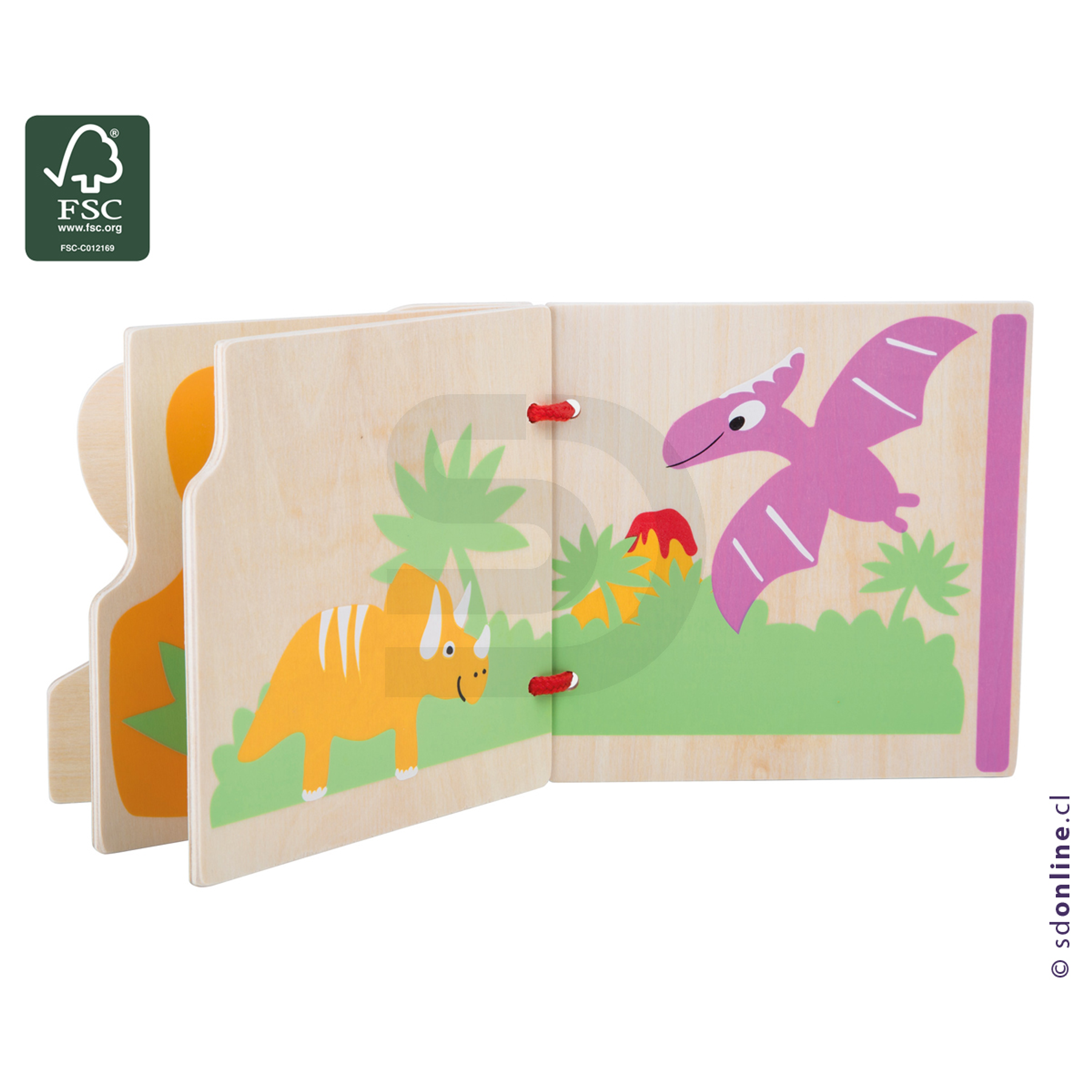 Libro para bebés mis primeros dinosaurios 4