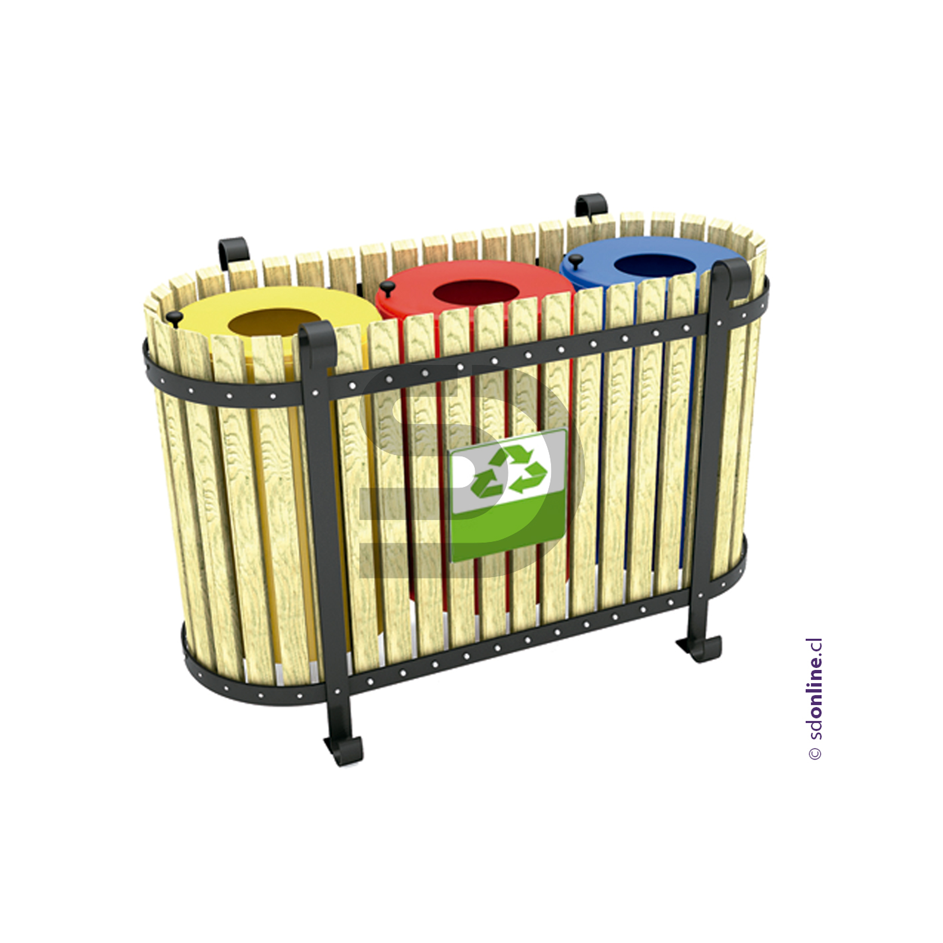 Plaza Bote De Basura 0153 1