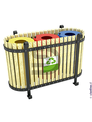 Plaza Bote De Basura 0153