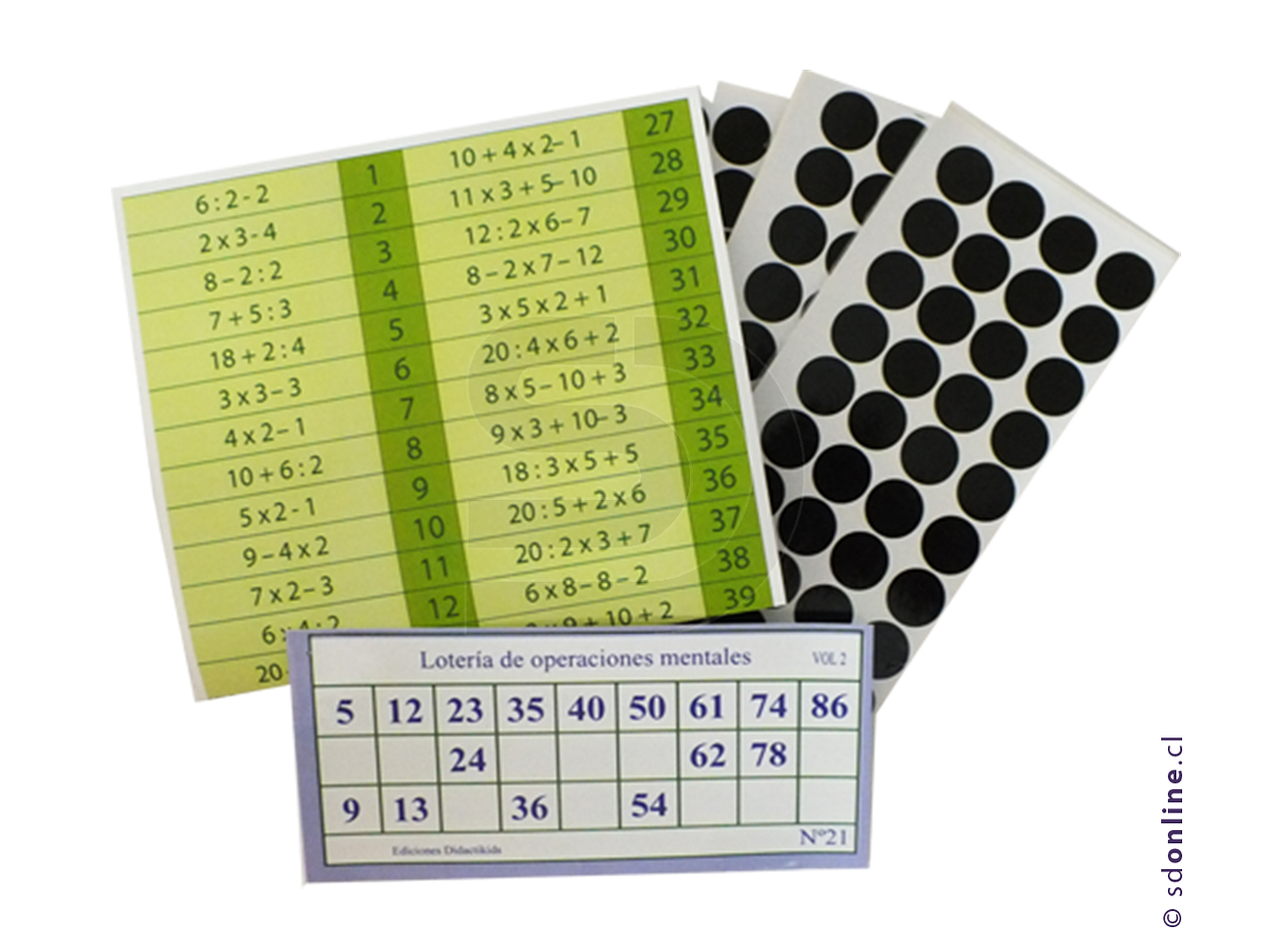 Lotería de operaciones mentales - Vol 2 2