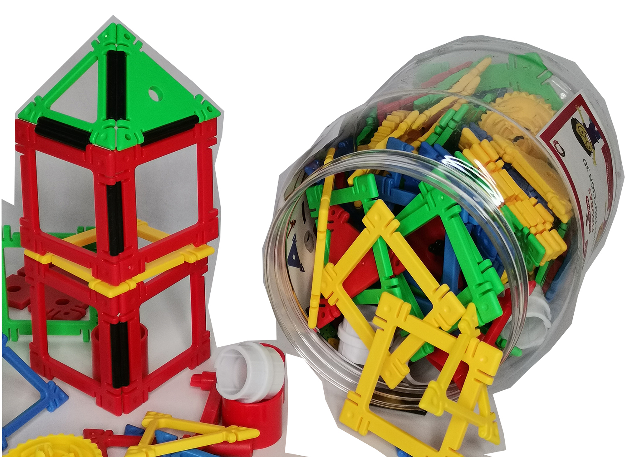 Juego construcción de figuras 3D  1