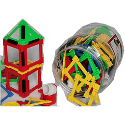 Juego construcción de figuras 3D 