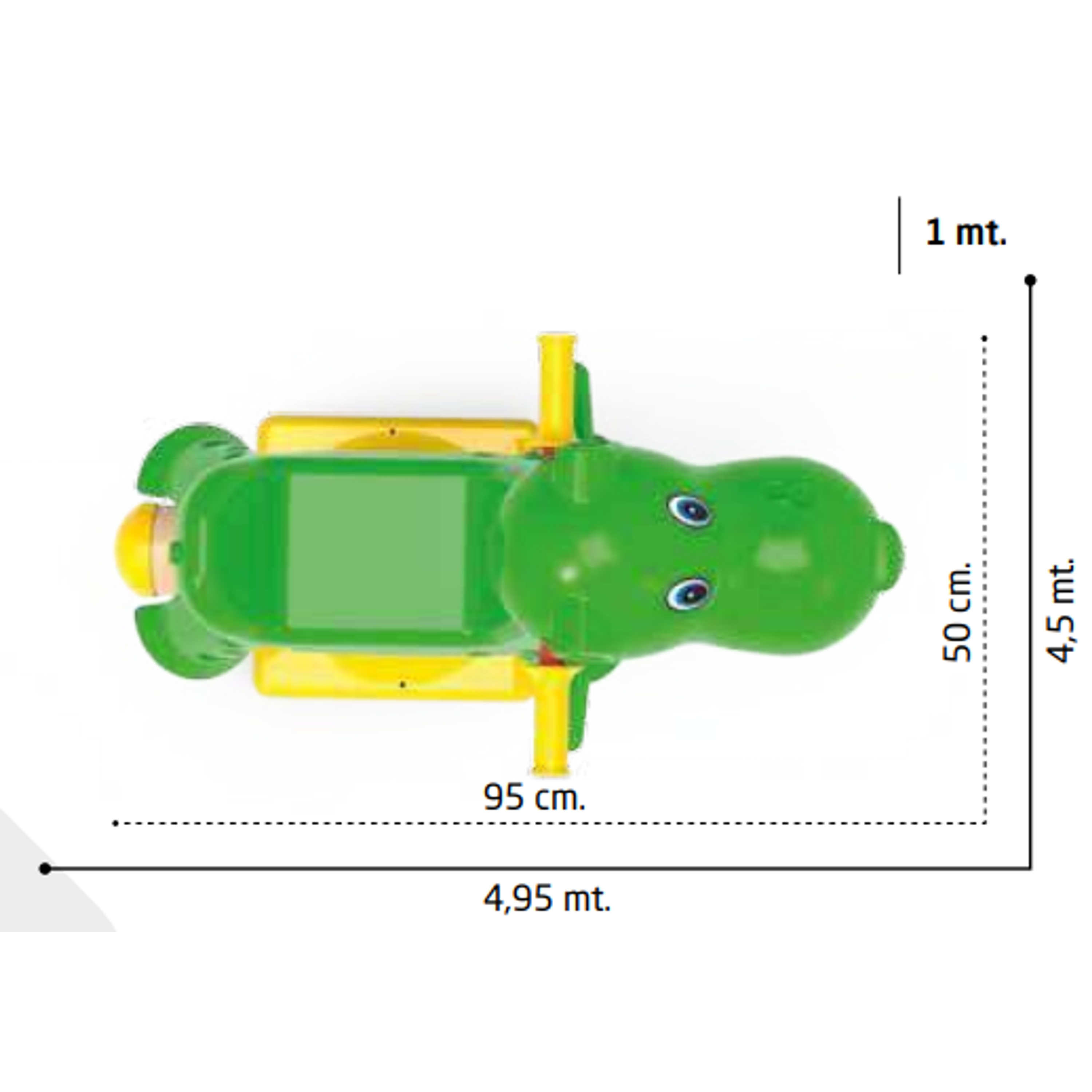 Juego de resorte hipopótamo 0166 4