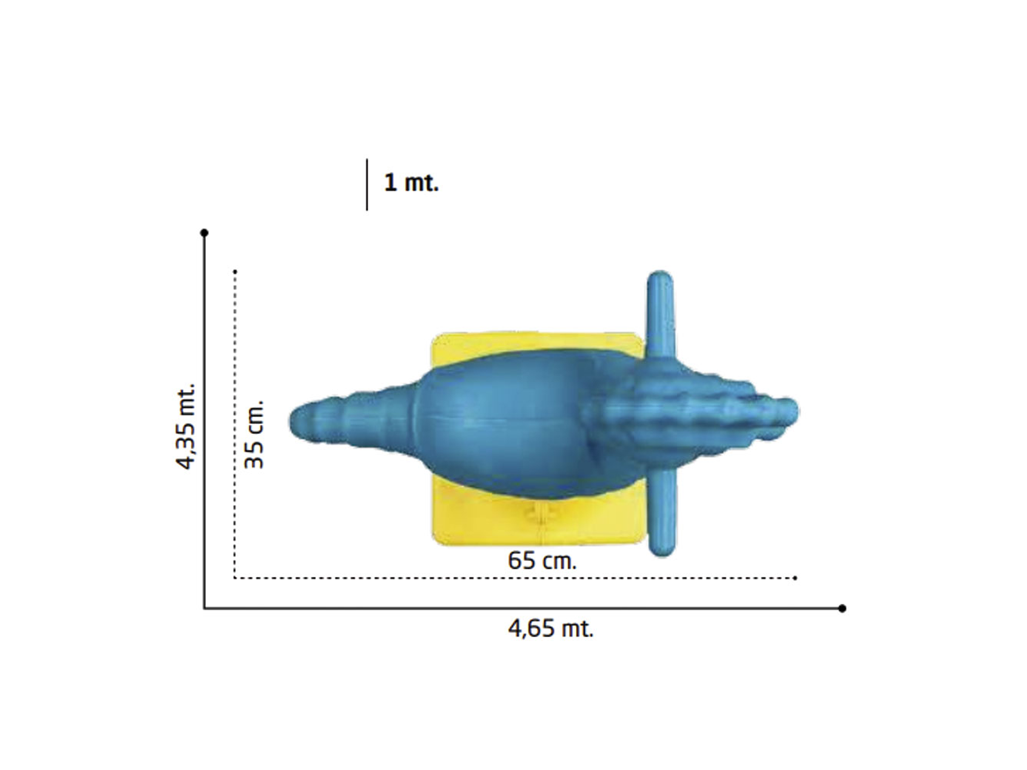 Juego de resorte caballo de mar 0168 4