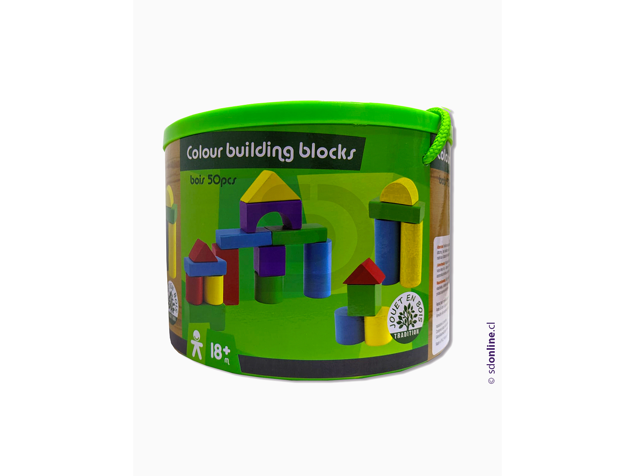 Bloques de construcción madera 50Pza 1