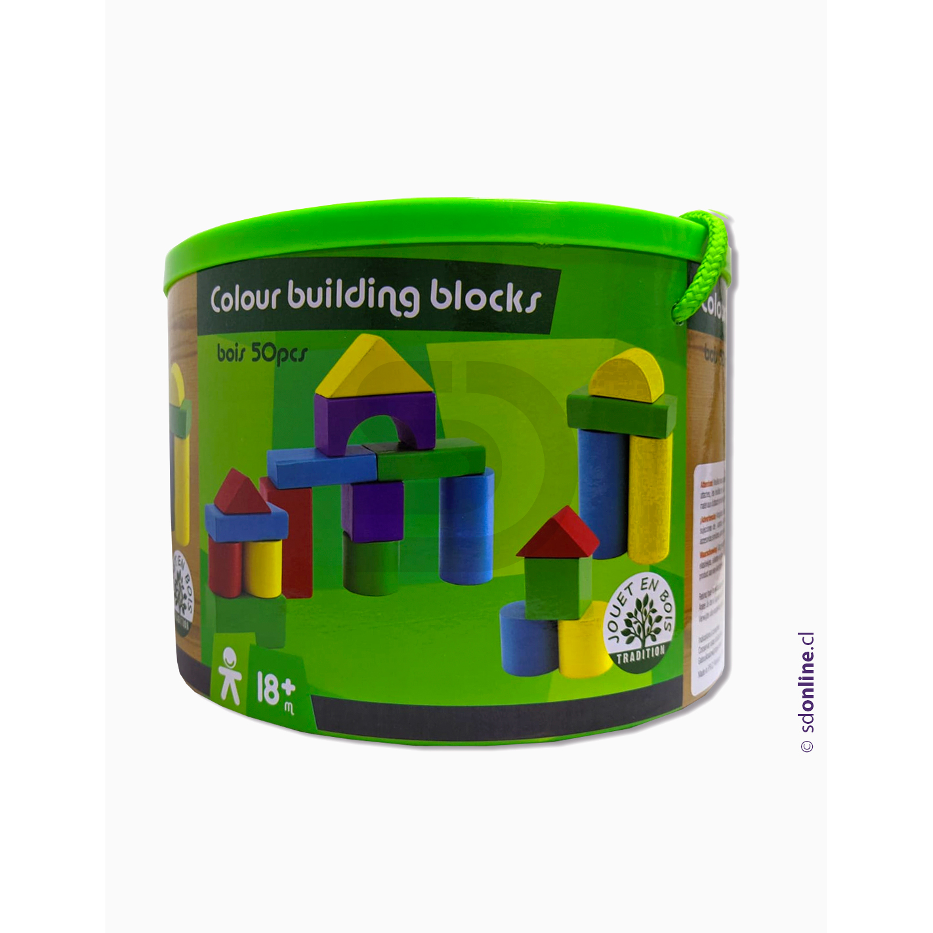 Bloques de construcción madera 50Pza 1