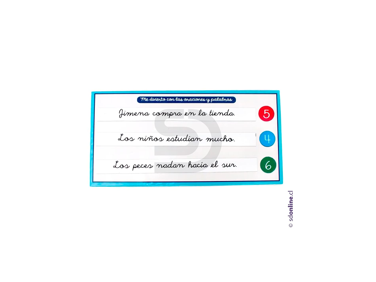 Me divierto con las oraciones y palabras 2