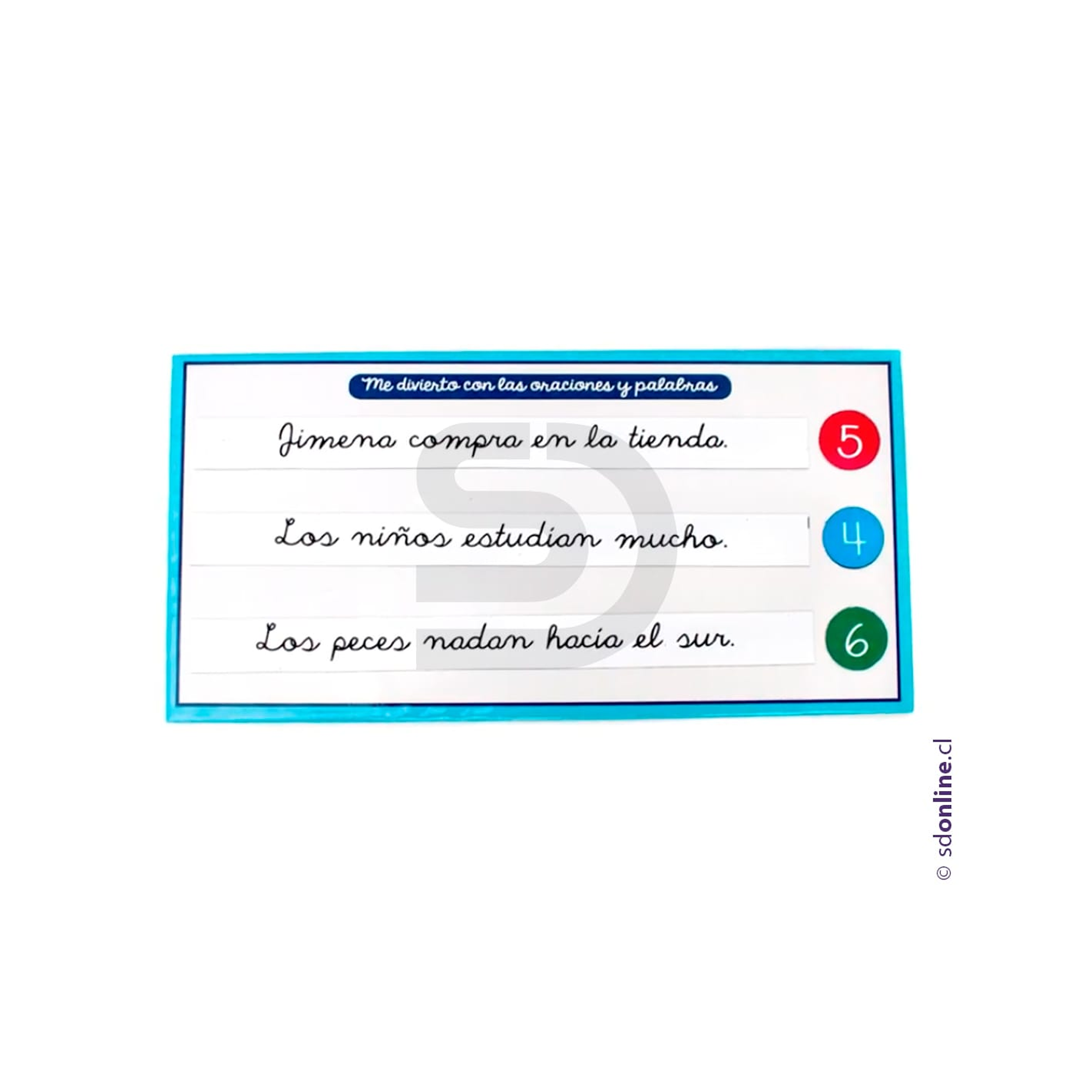 Me divierto con las oraciones y palabras 2