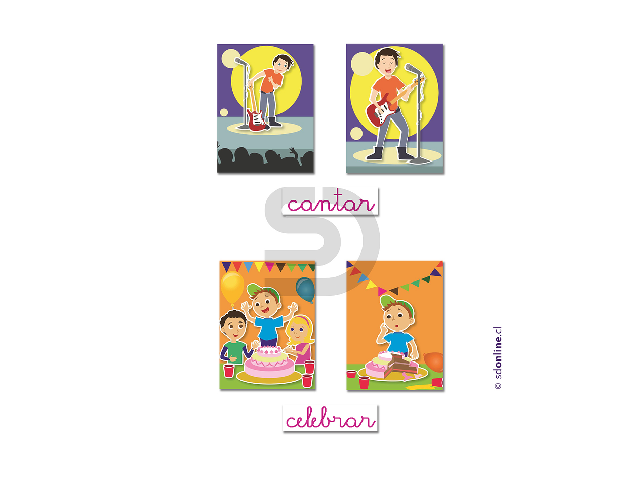 Identifica verbos en presente y pasado 2