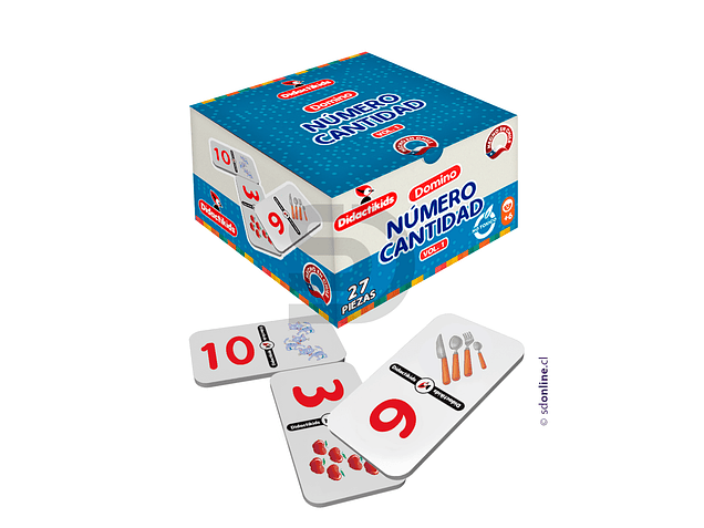 Dominó número cantidad - Vol 1 1