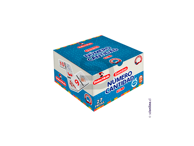 Dominó número cantidad - Vol 1 2