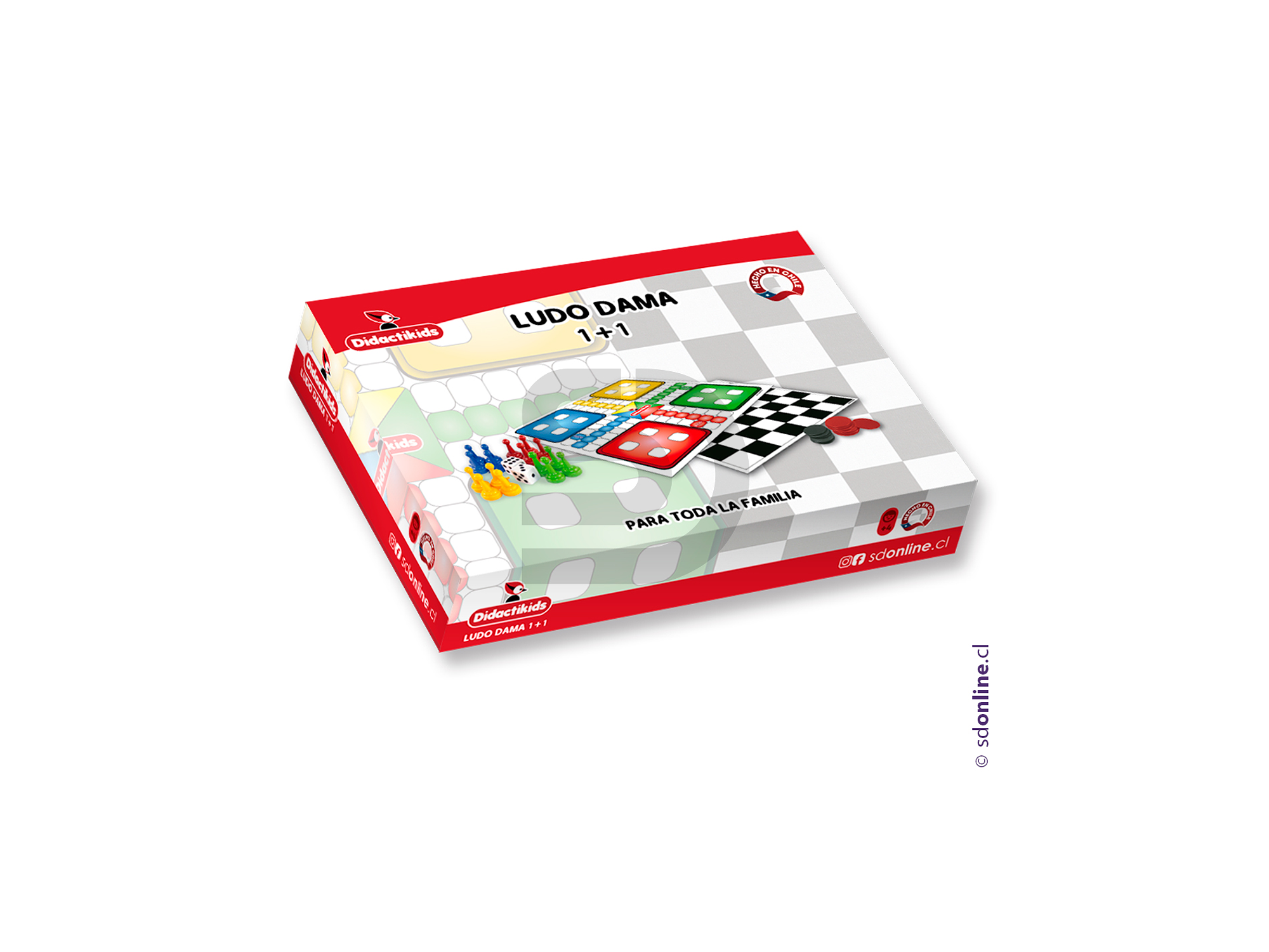 Ludo dama 1+1 1