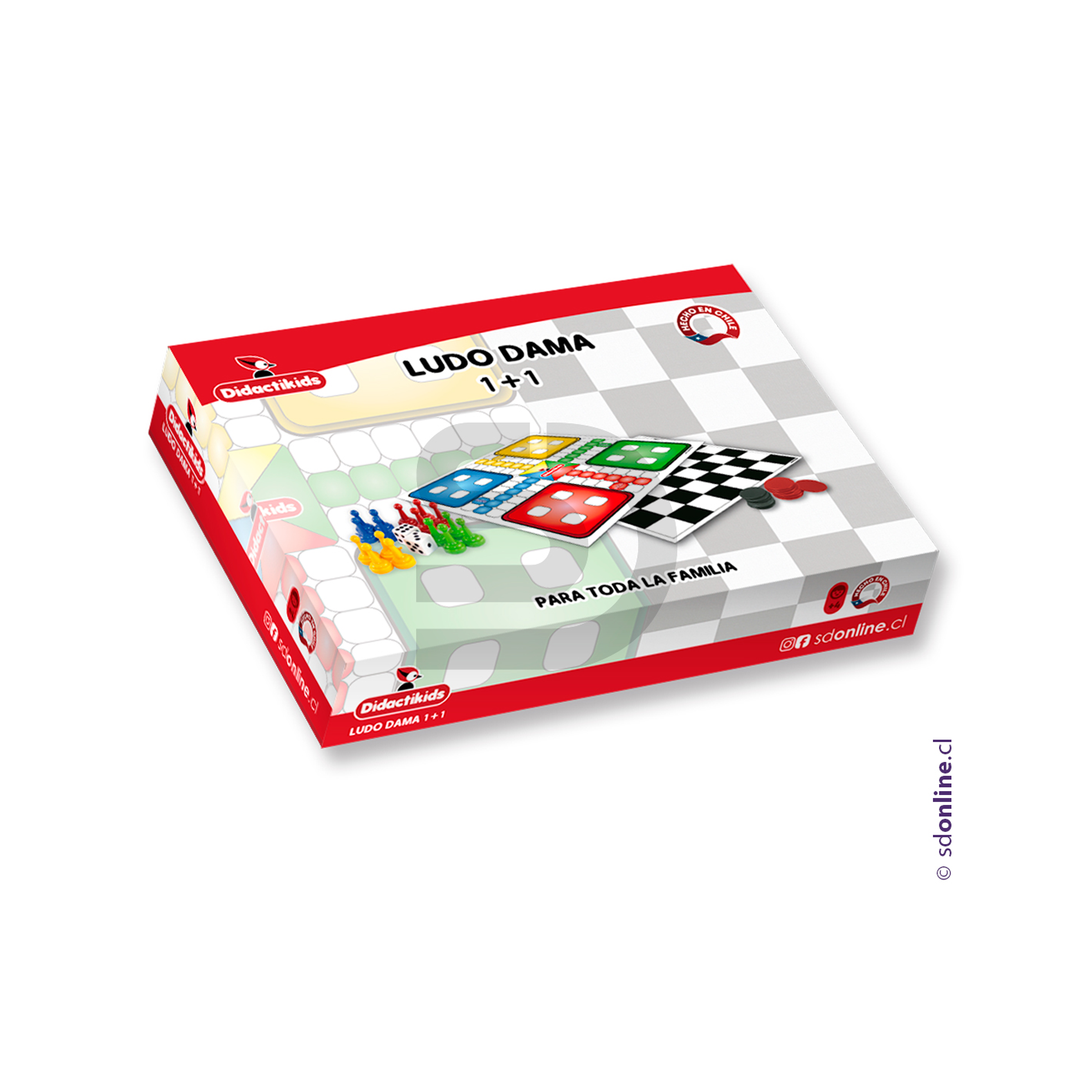Ludo dama 1+1 1