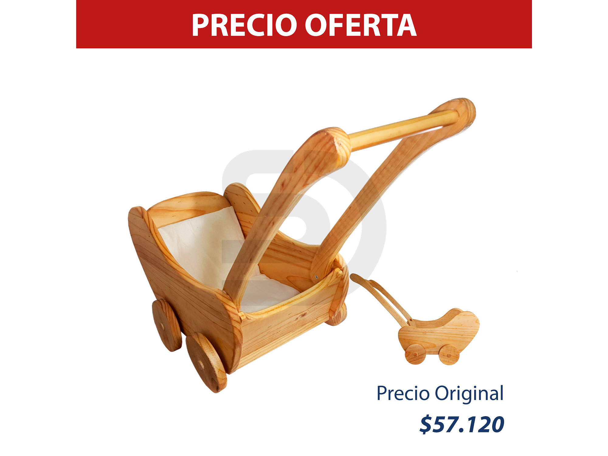 Coche artesanal para muñeca 1