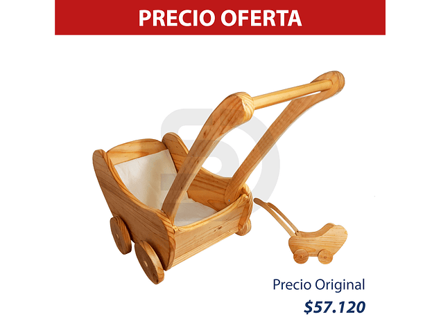 Coche artesanal para muñeca 1