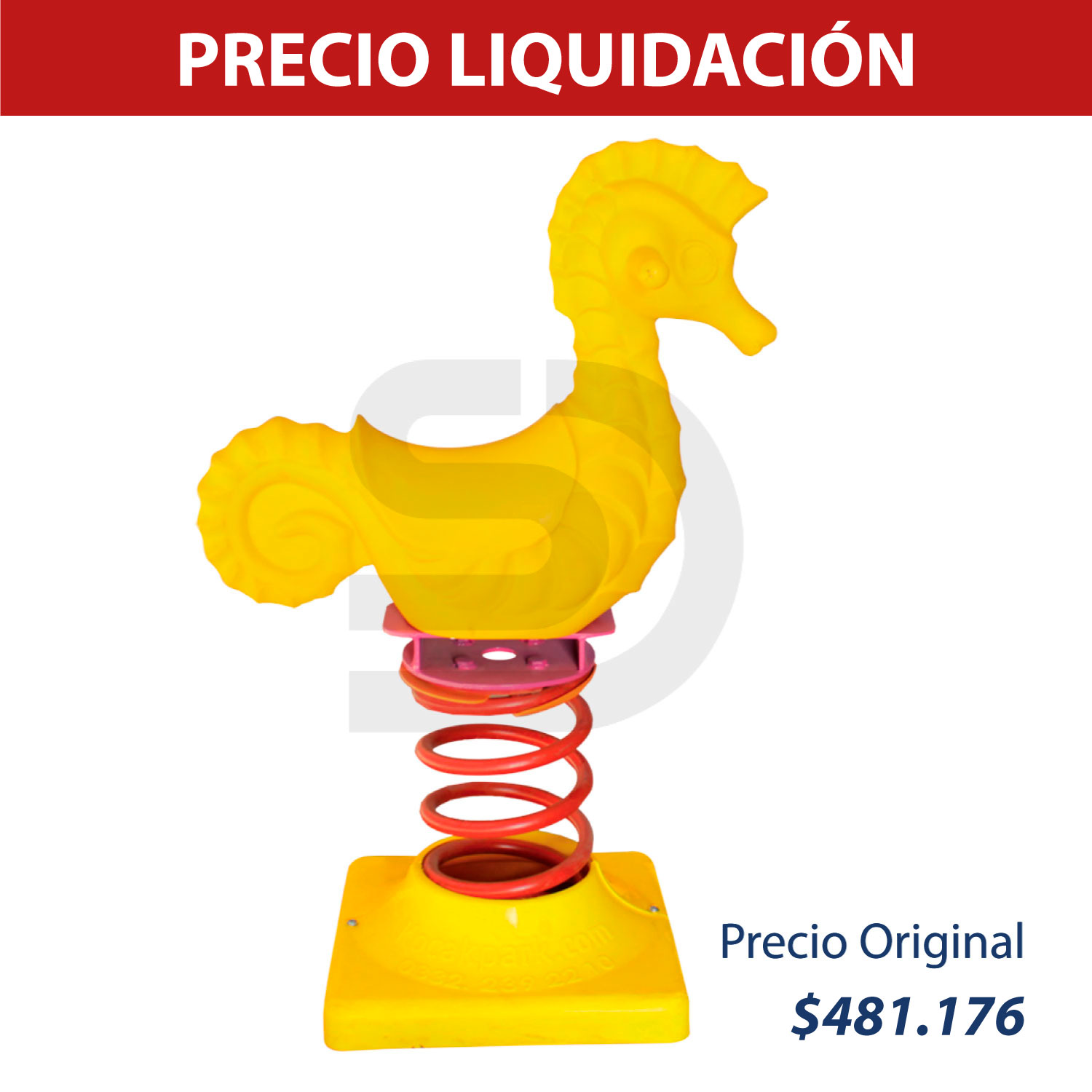 Juego de resorte caballo de mar 0168