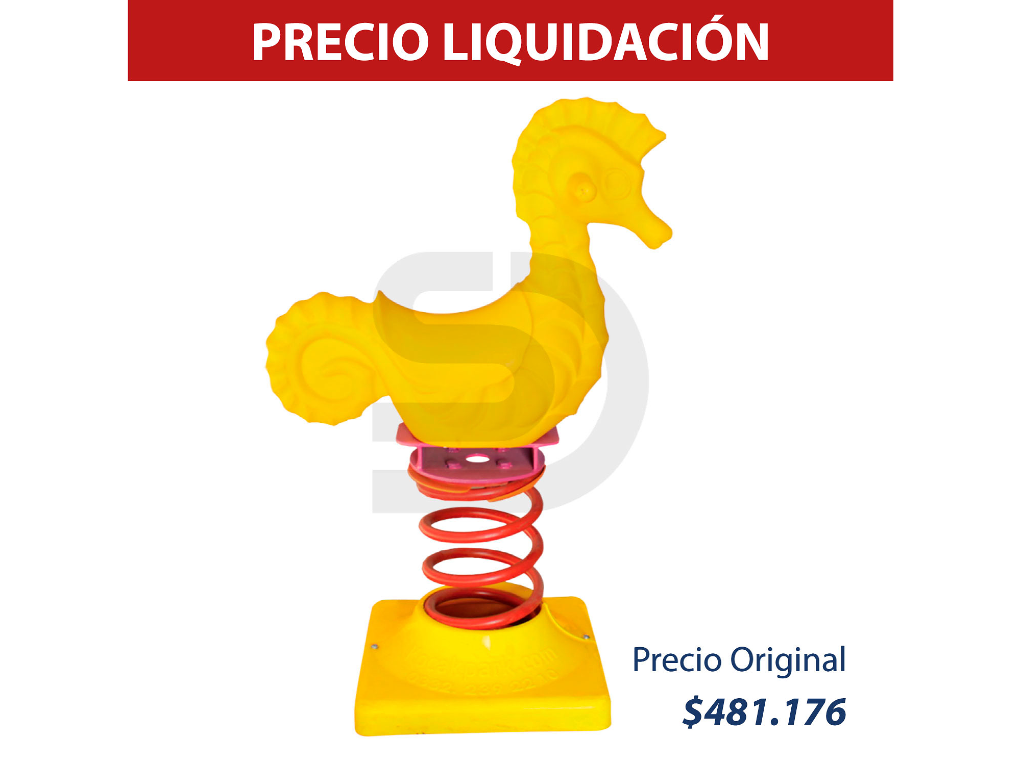 Juego de resorte caballo de mar 0168 1