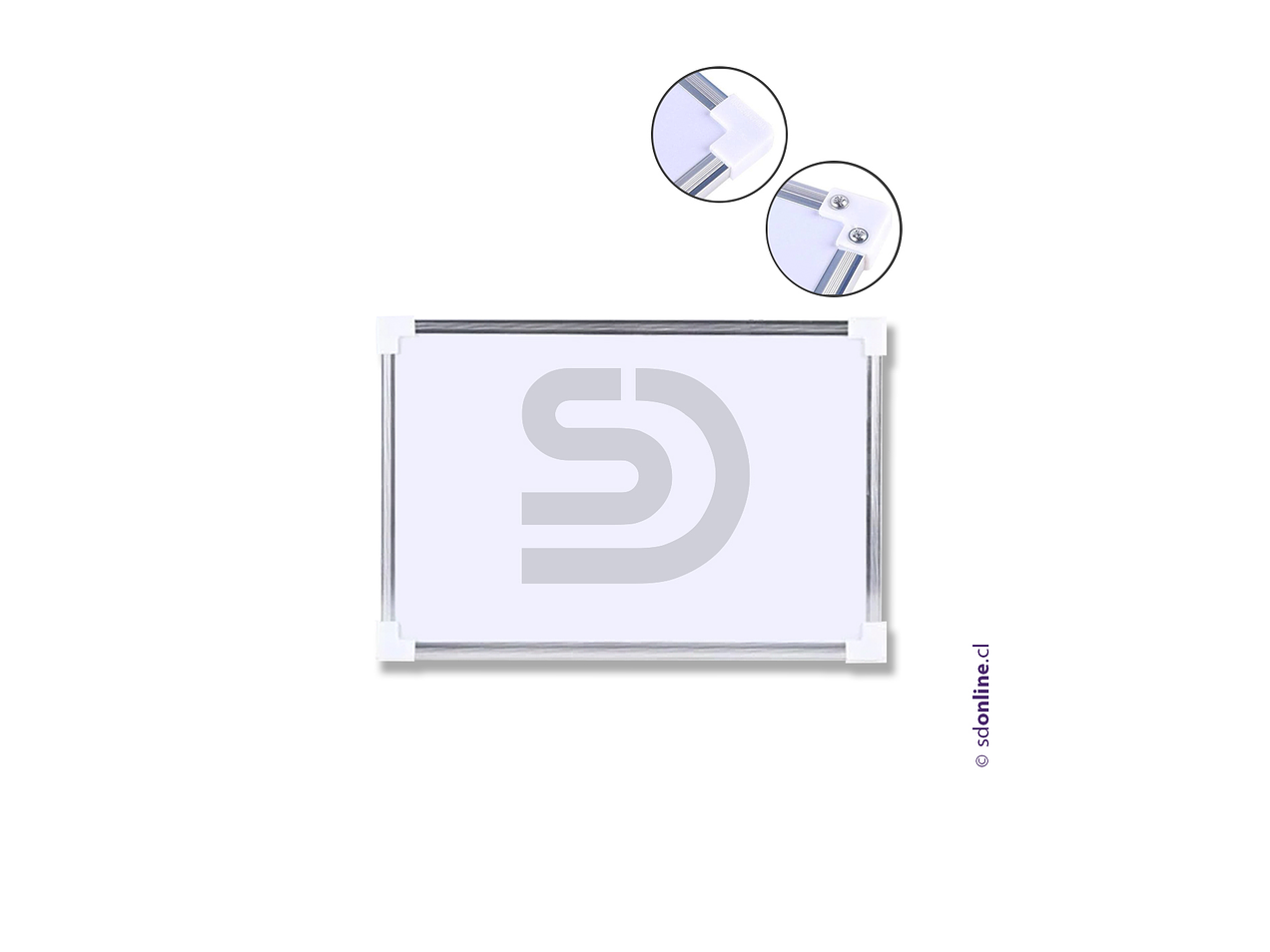 Pizarra acrílica magnetica 20x30 cm. 1