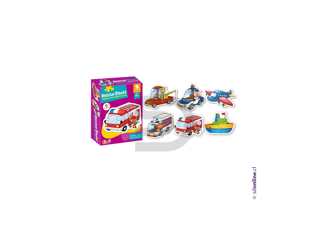 Puzzle medios de transporte 1