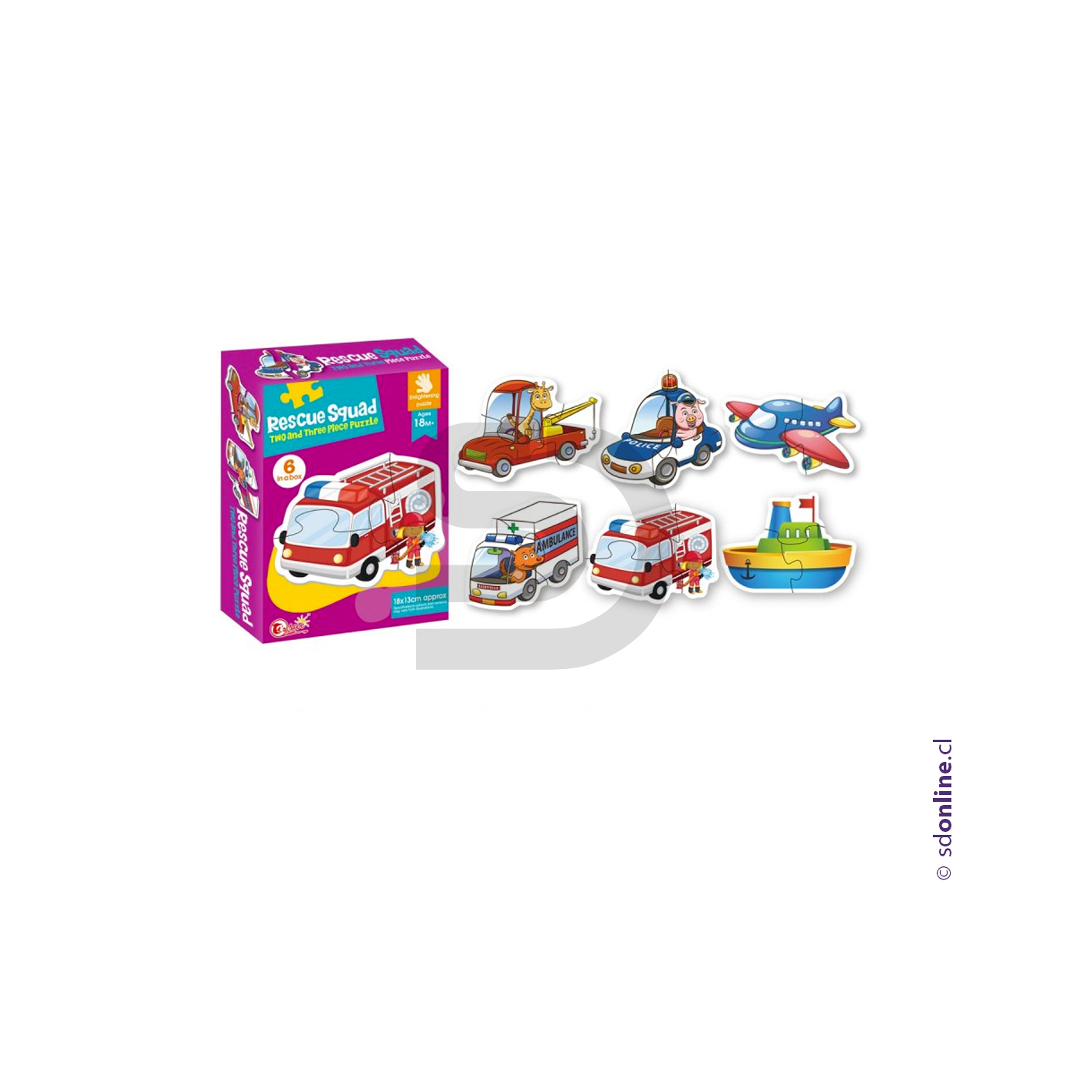 Puzzle medios de transporte 1