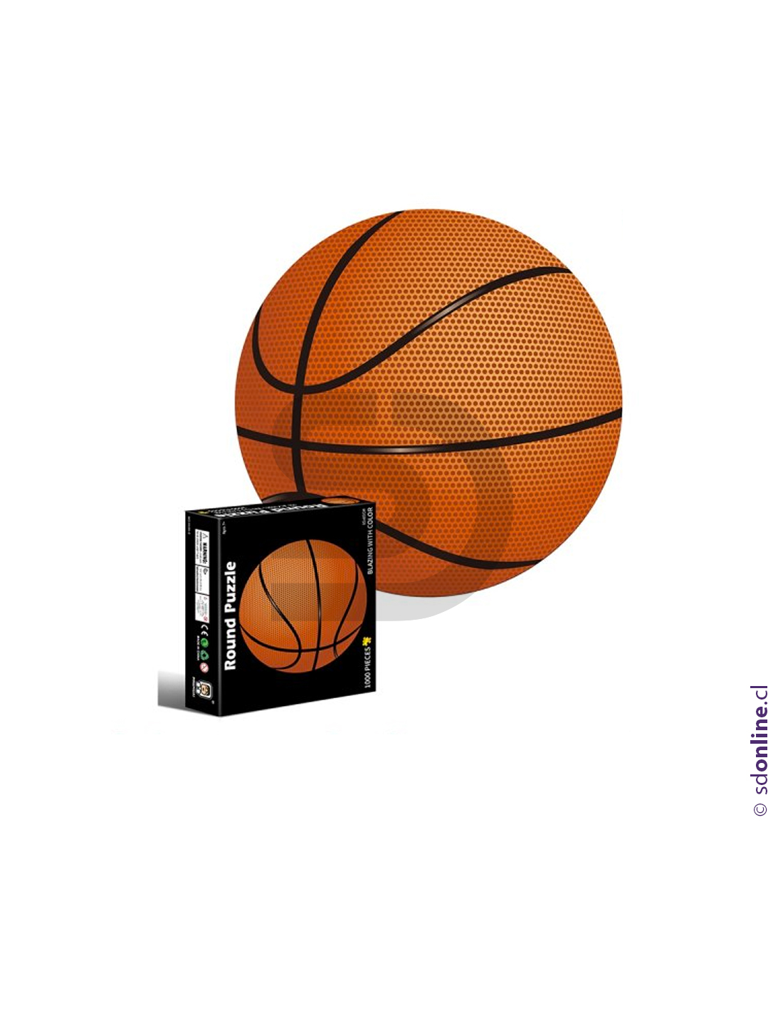 Puzzle Pelota Basketball 1000 Pzs Circular