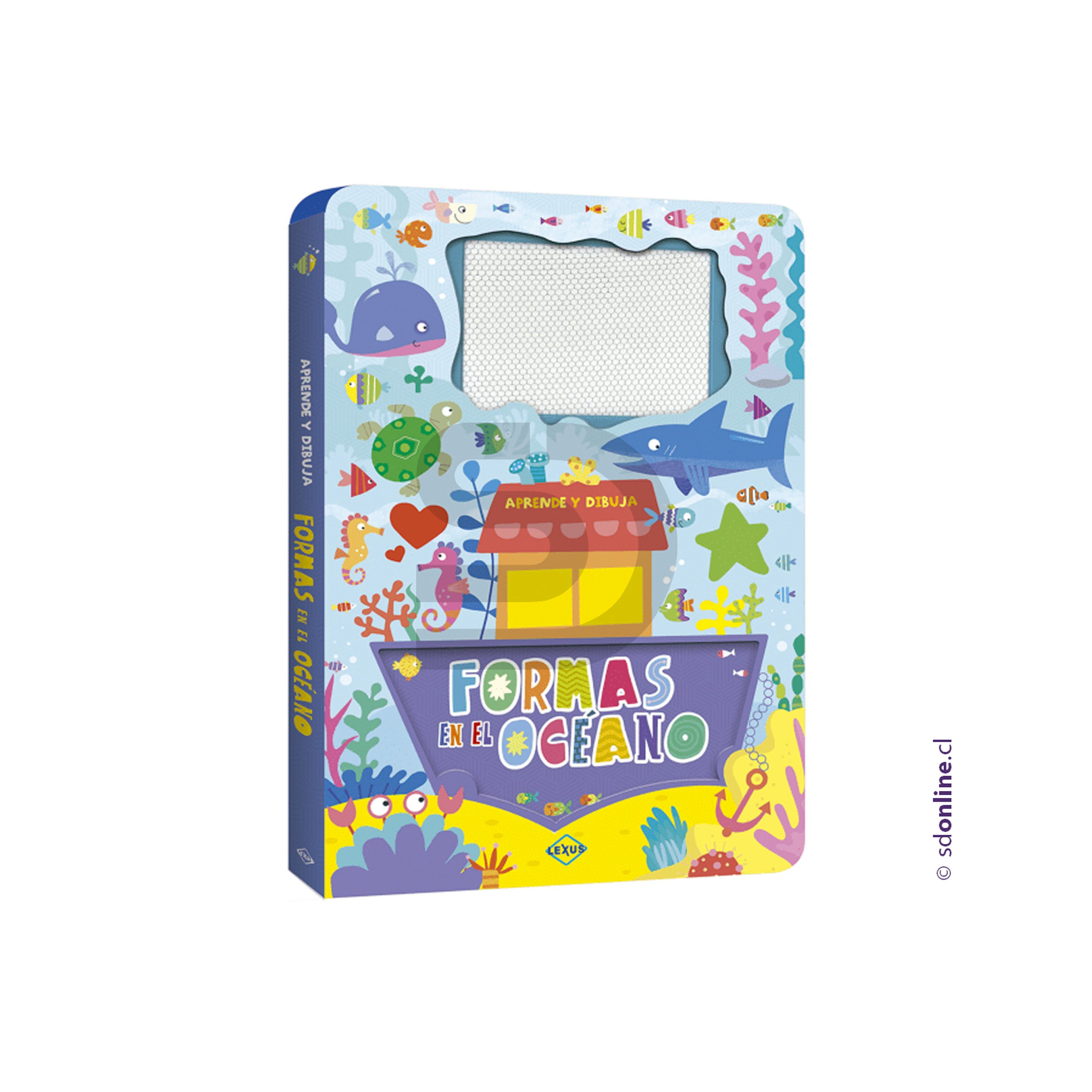 Aprende y dibuja, formas en el océano 1